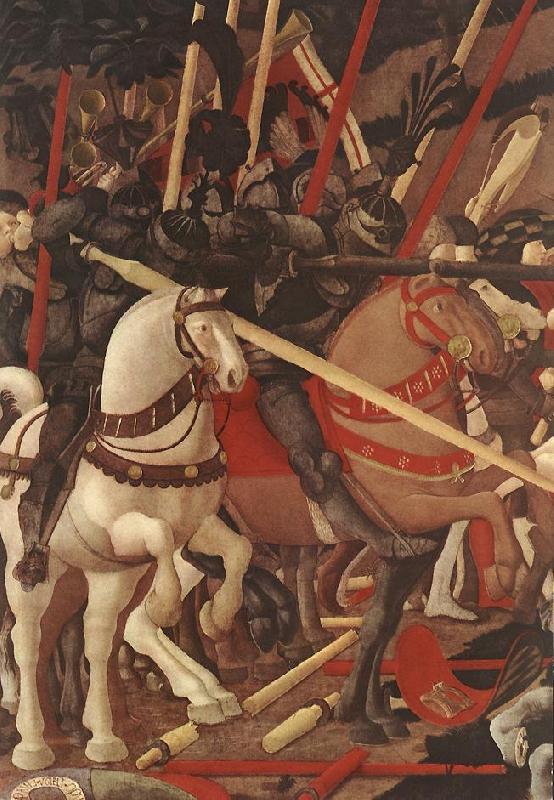 UCCELLO, Paolo Bernardino della Ciarda Thrown Off His Horse (detail) wt France oil painting art